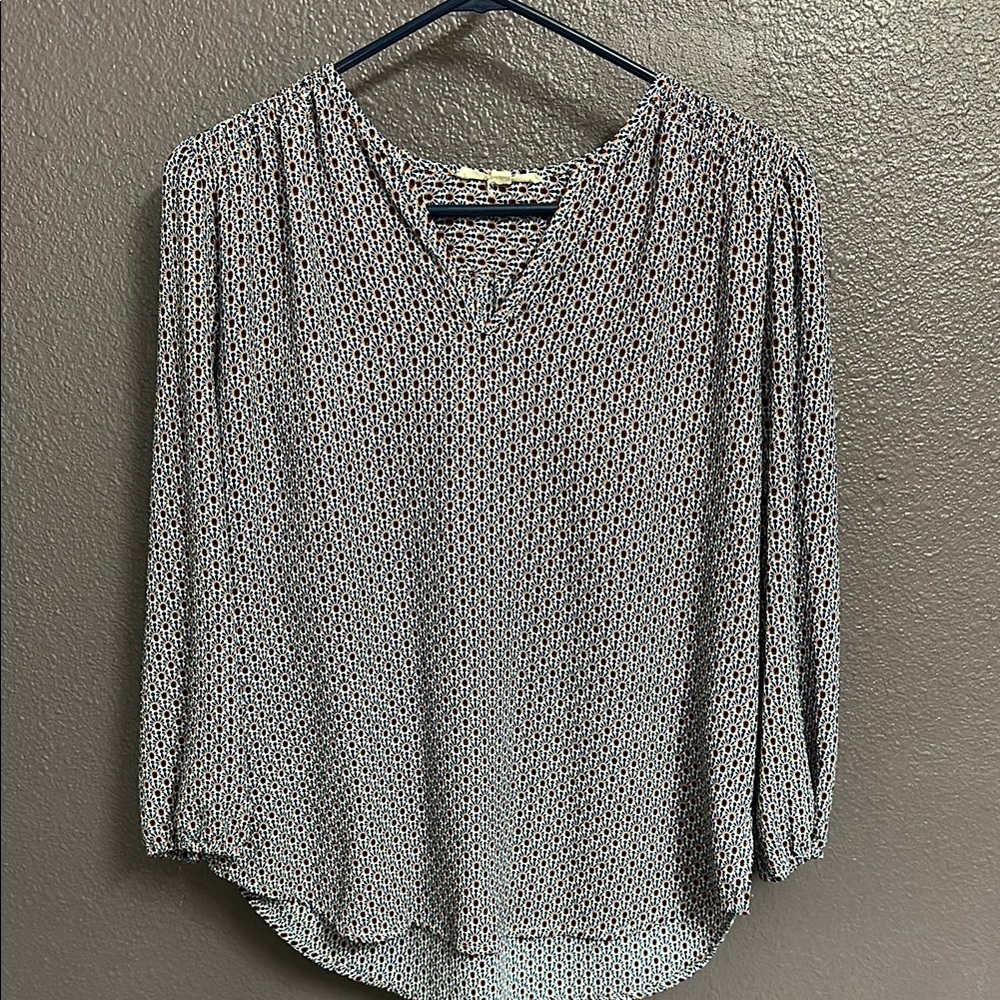 Women's Black and White Blouse